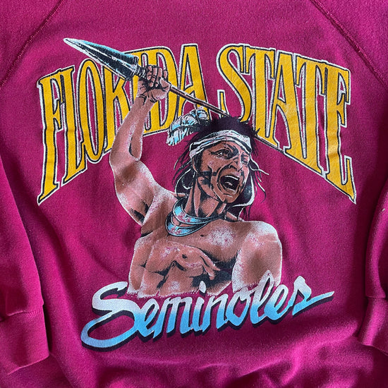 FSU Hanes Cartoon Sweatshirt - Small