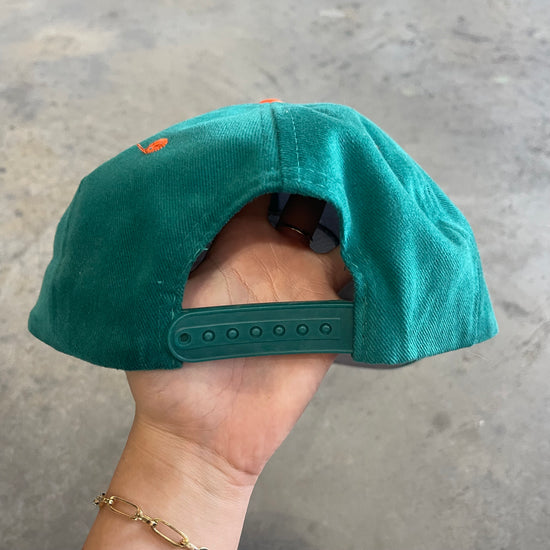 Dolphins Puffy Print Logo Hat