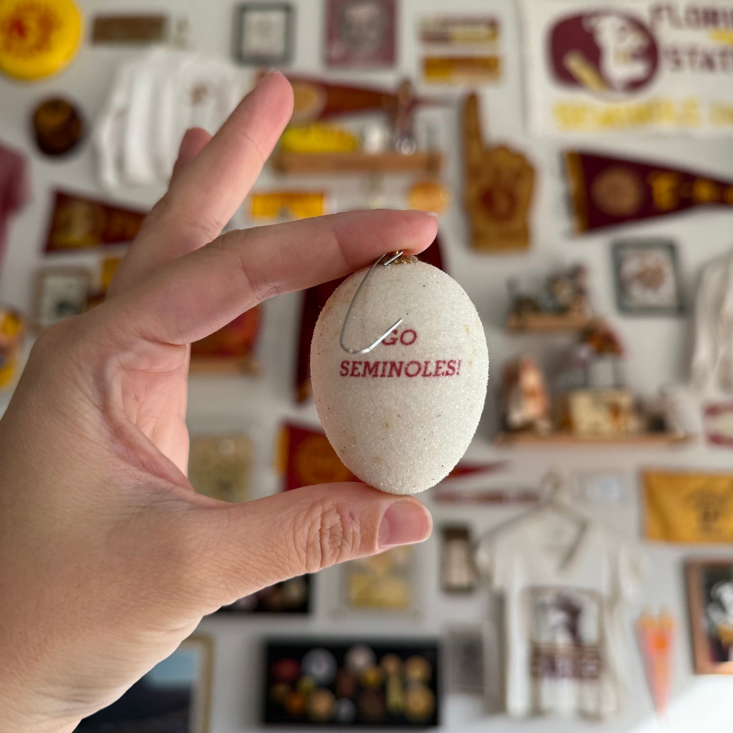 FSU Egg Ornament