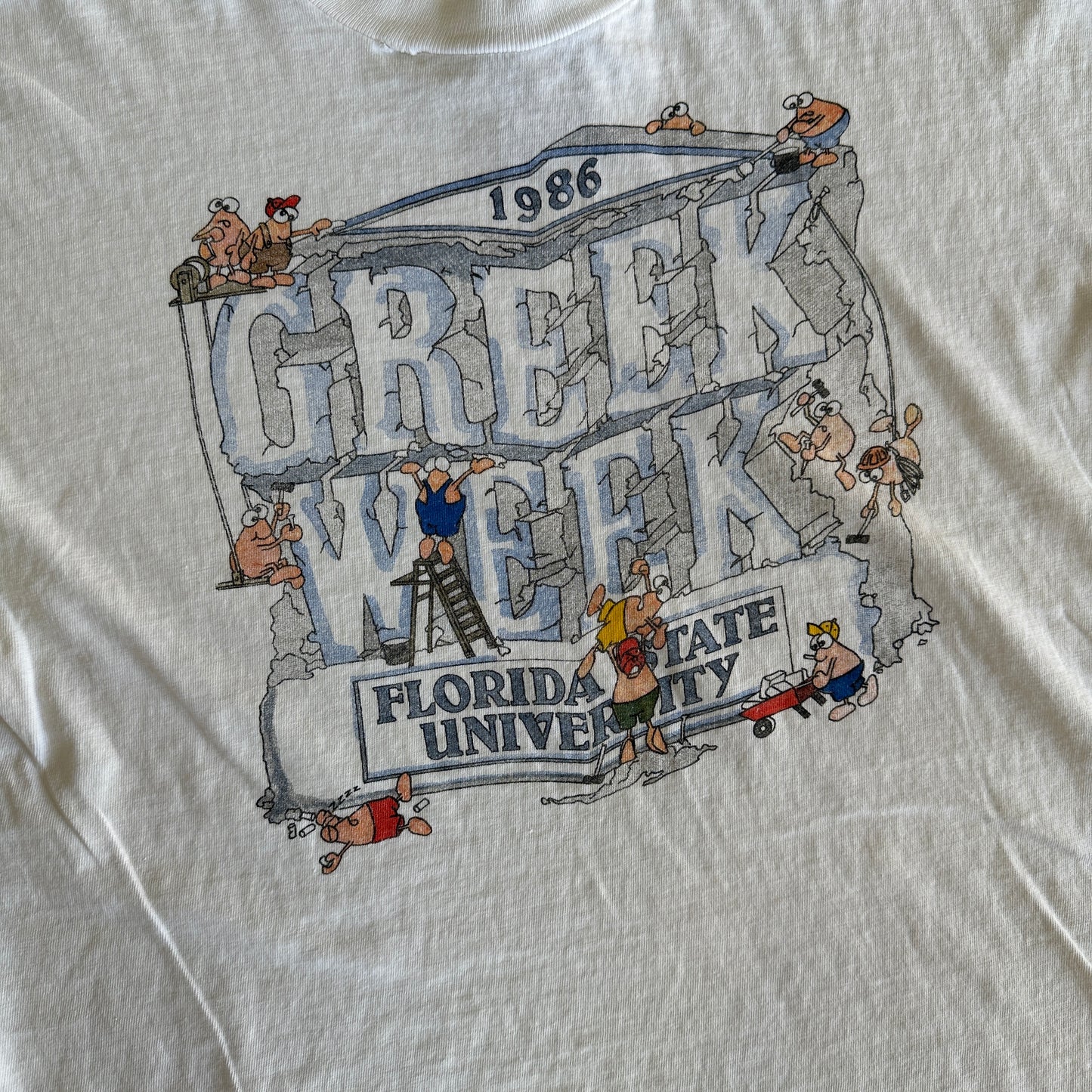 1986 FSU Greek Week Shirt (As-Is)