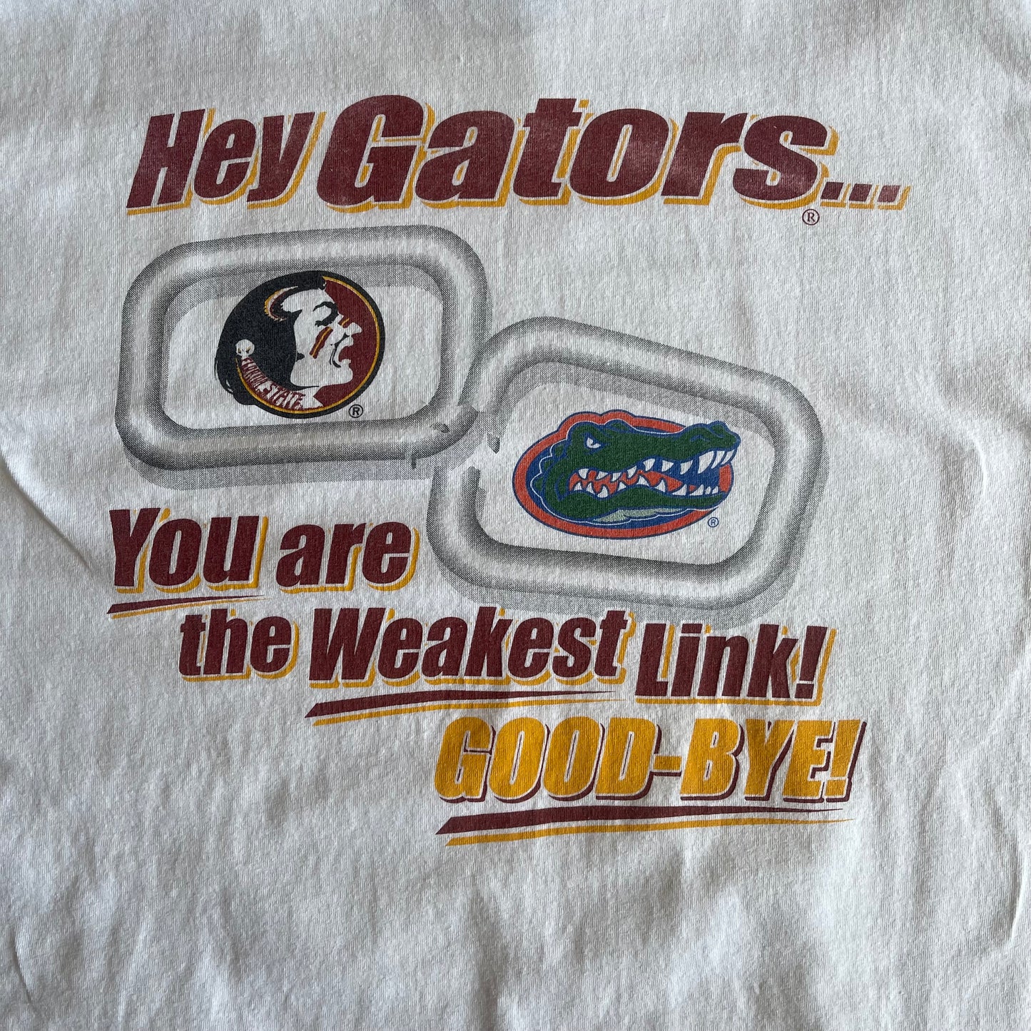 FSU Weakest Link Shirt - XL