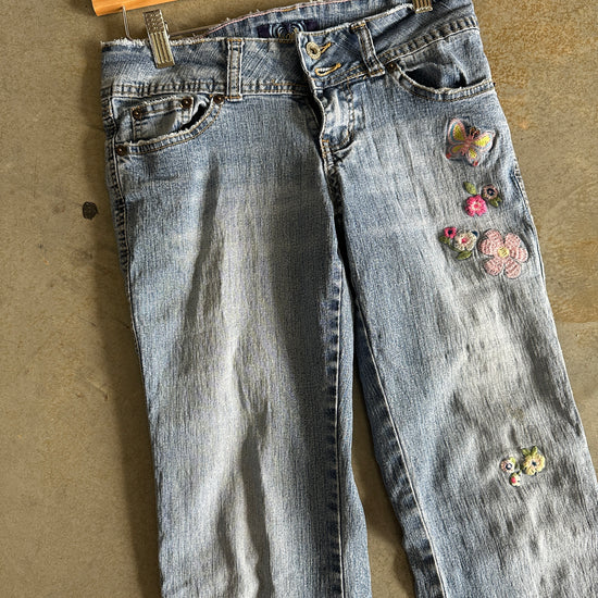 Y2K Angel Butterfly Jeans - 24x29