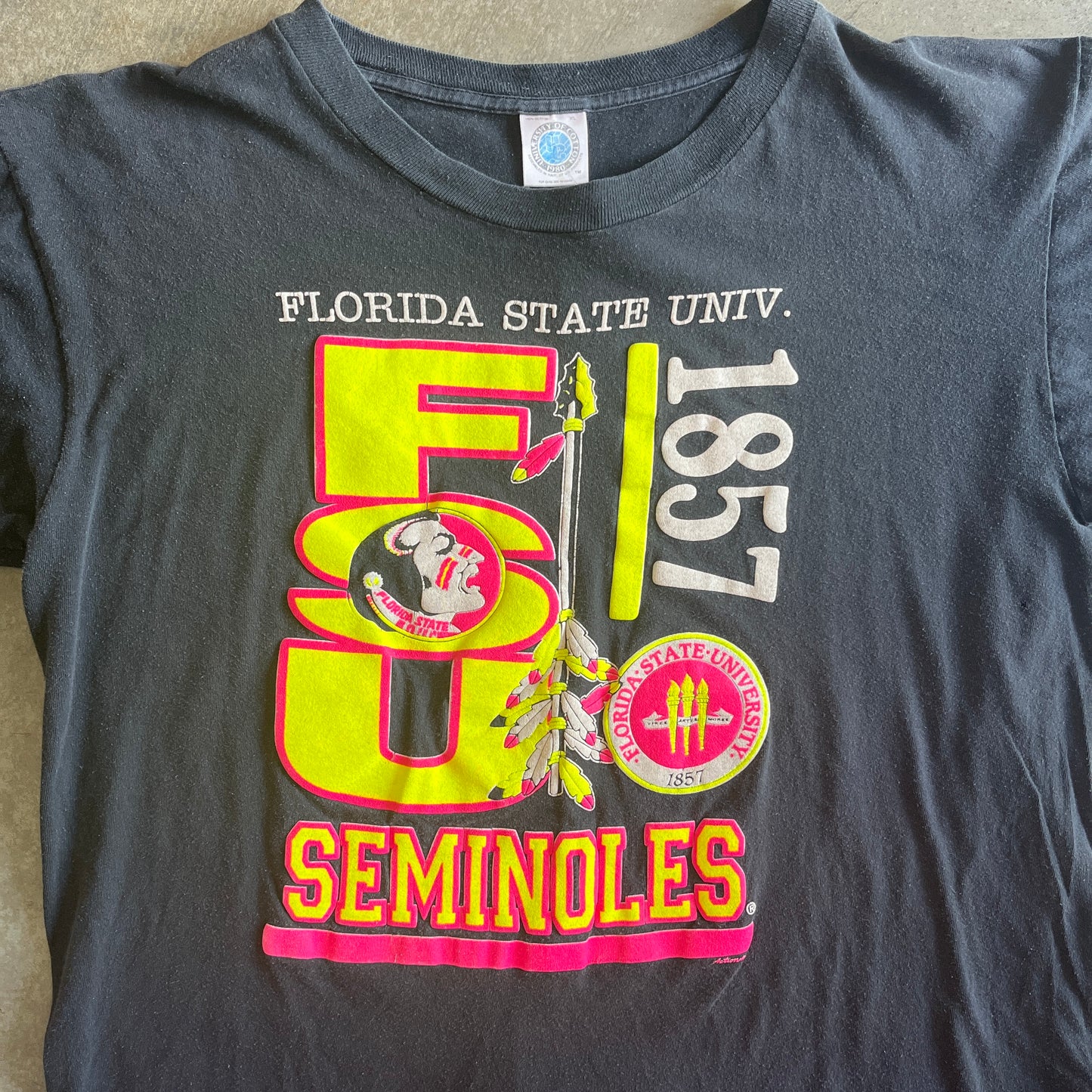 FSU Neon Puff Print Shirt