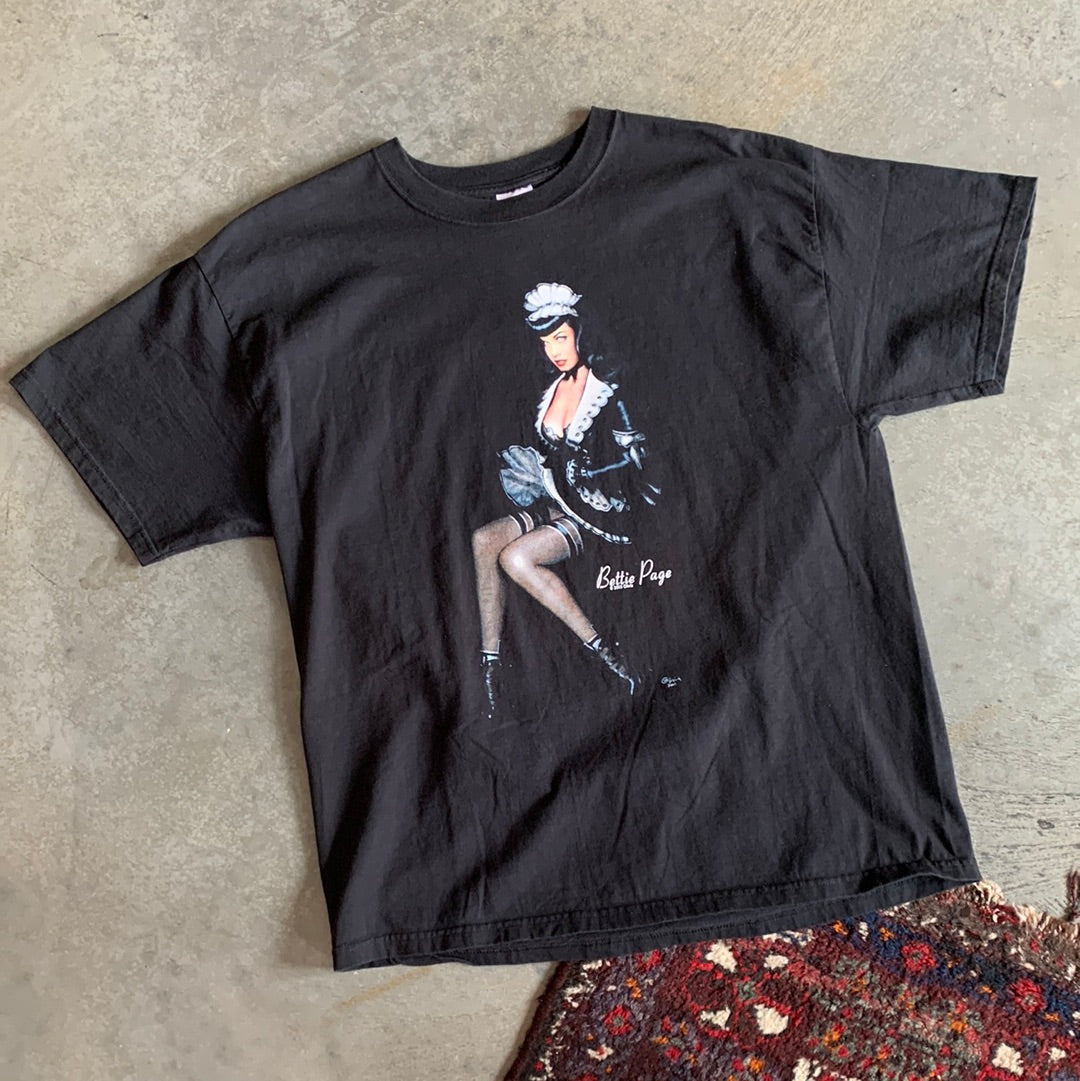 Bettie Page Maid Shirt - L