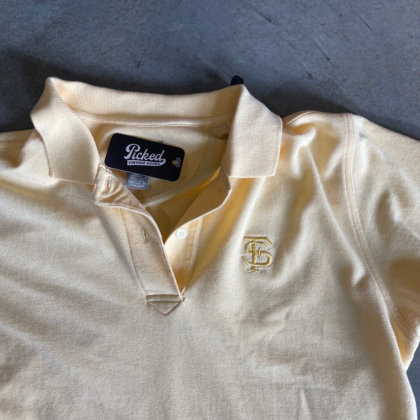 FSU "FS" Yellow Polo