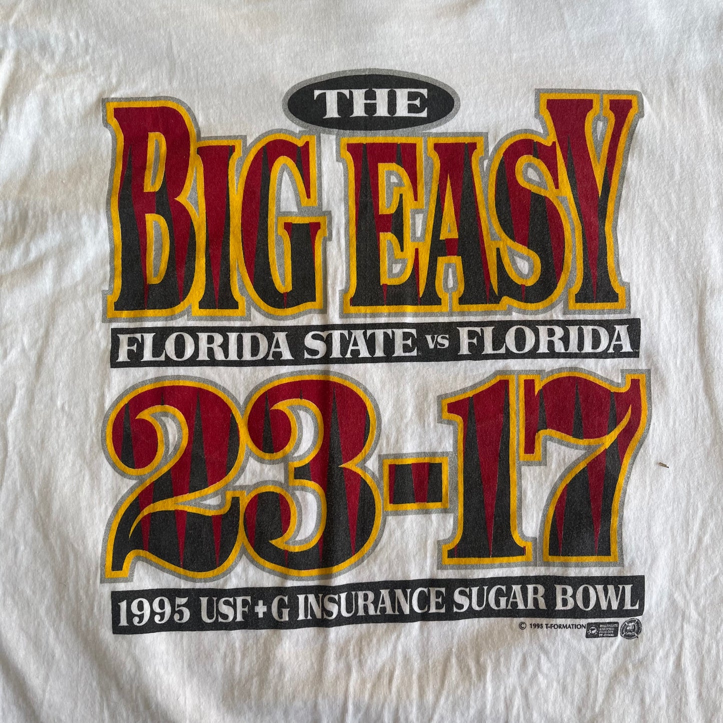 1995 Sugar Bowl Champs Shirt