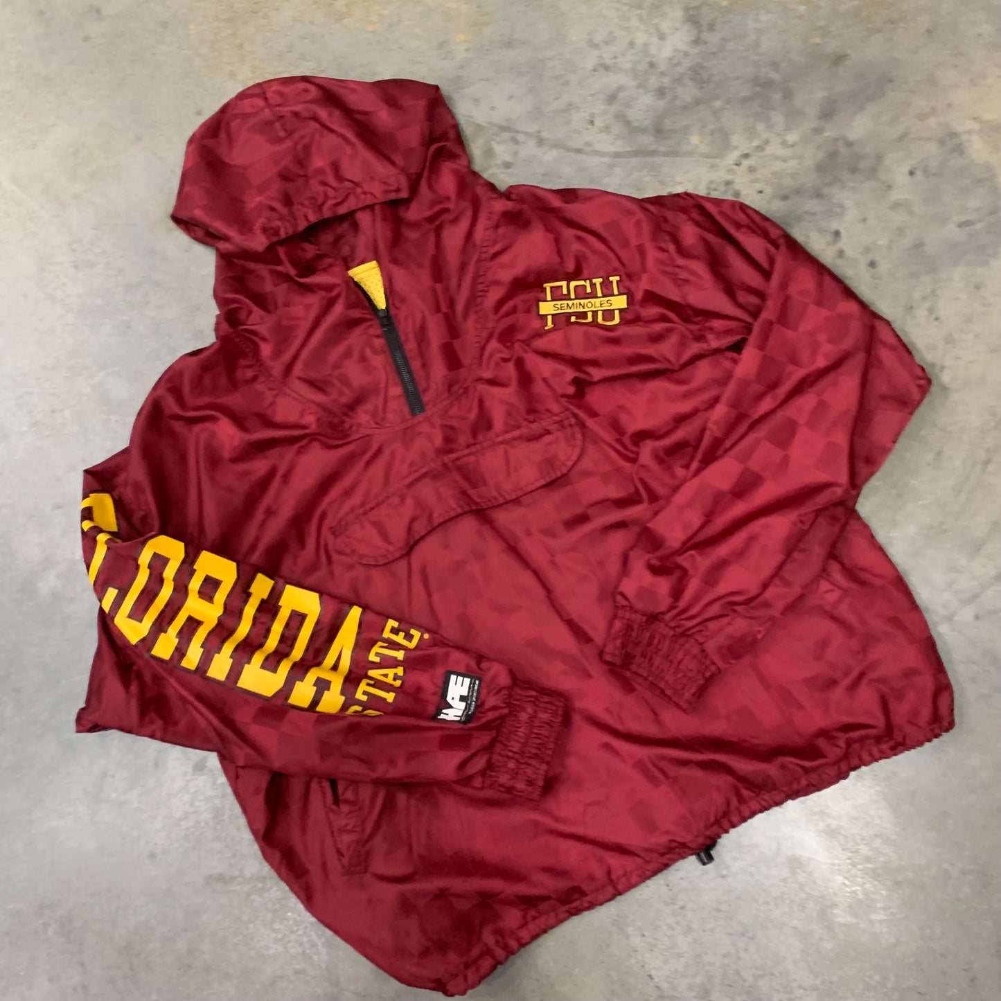 FSU Checkered Windbreaker - XXL