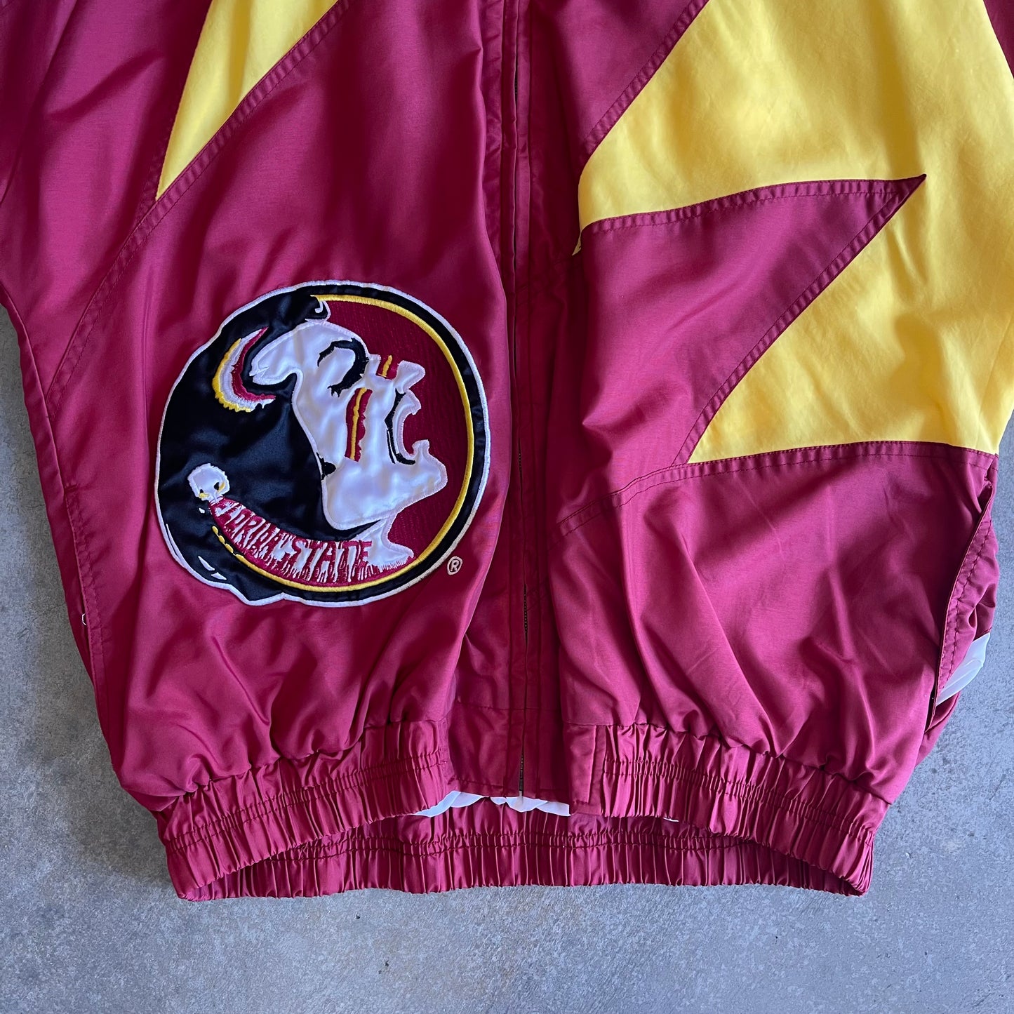 FSU Logo Athletic Shark Tooth Jacket