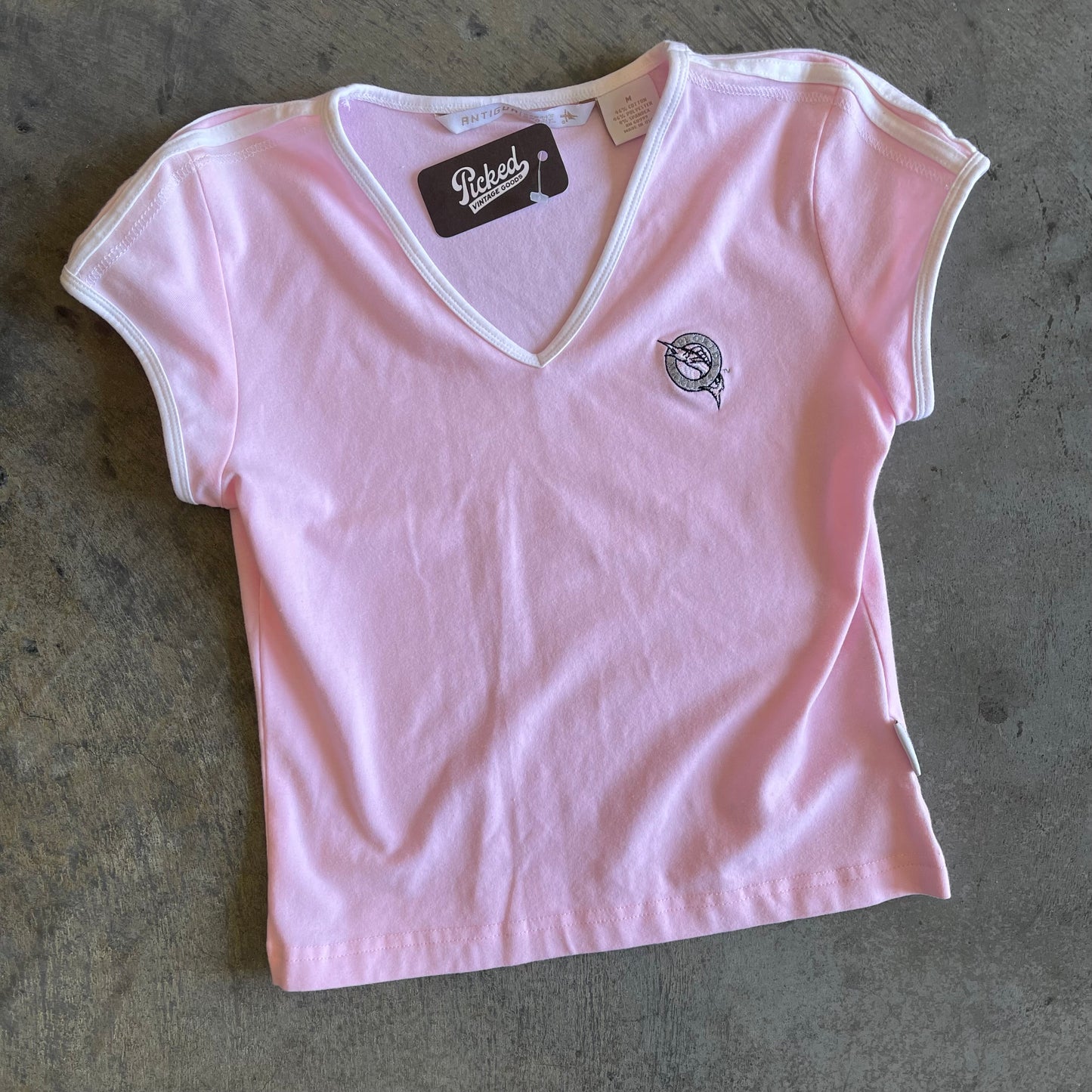 Baby Pink Florida Marlins Cap Sleeve Shirt