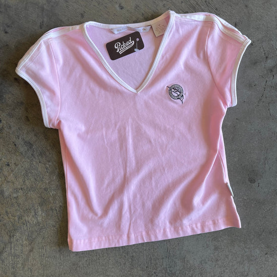 Baby Pink Florida Marlins Cap Sleeve Shirt