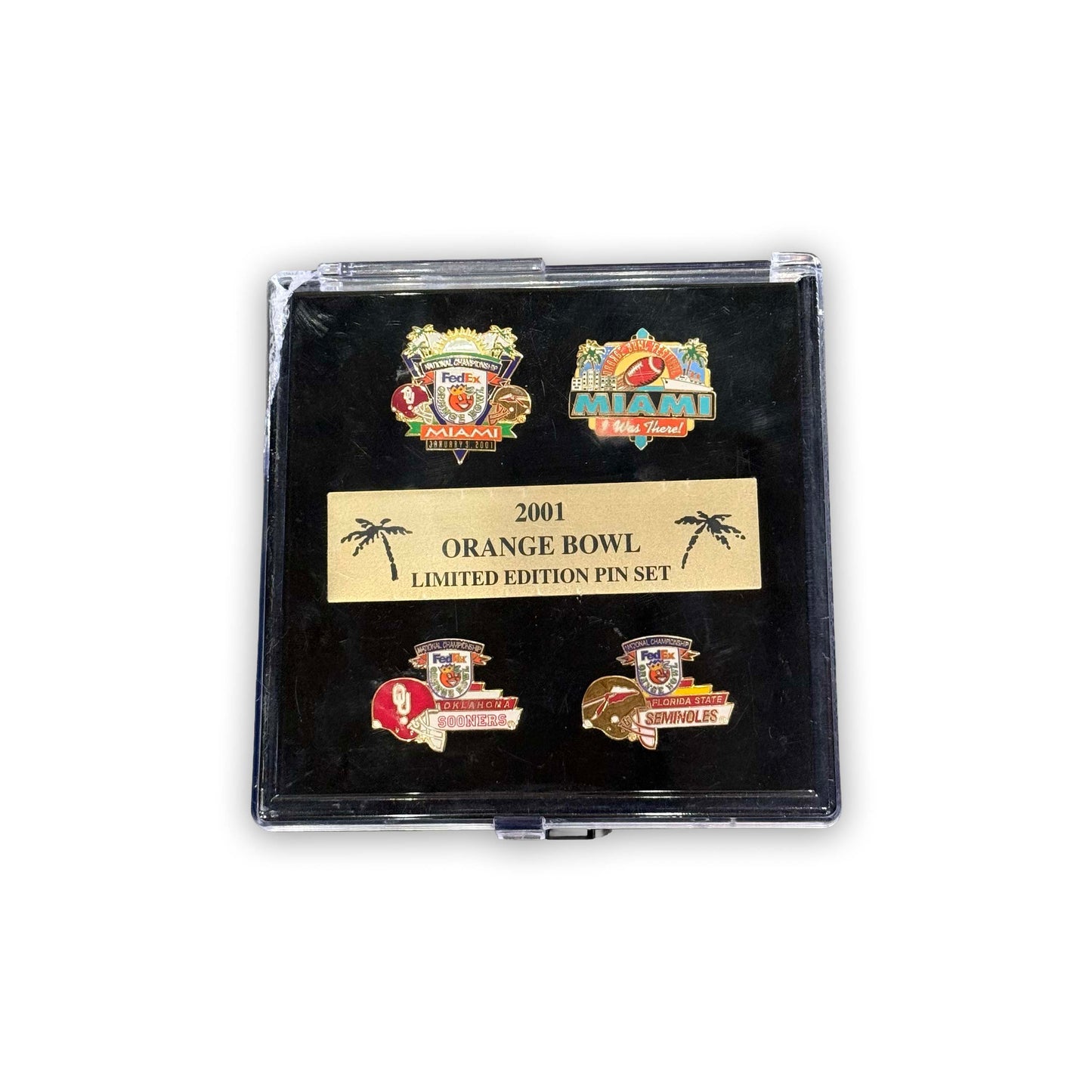 2001 Orange Bowl Pin Set