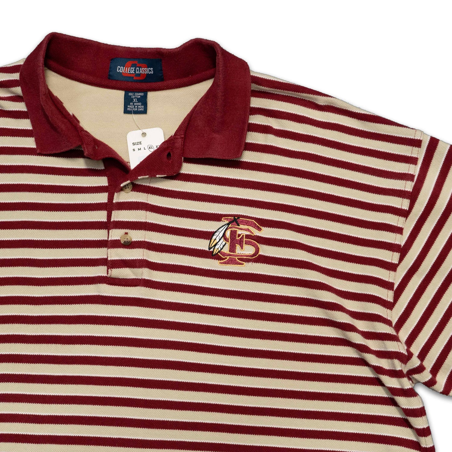 FSU Striped College Classics Polo
