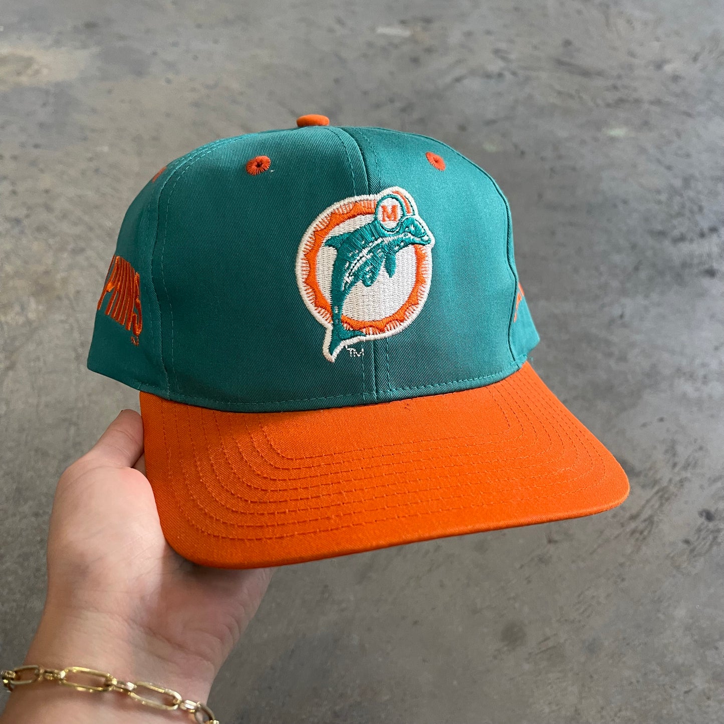 Dolphins Dolphins Dolphins Old Logo Eastport Hat