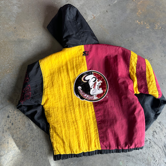 FSU Starter Black Puffer Jacket