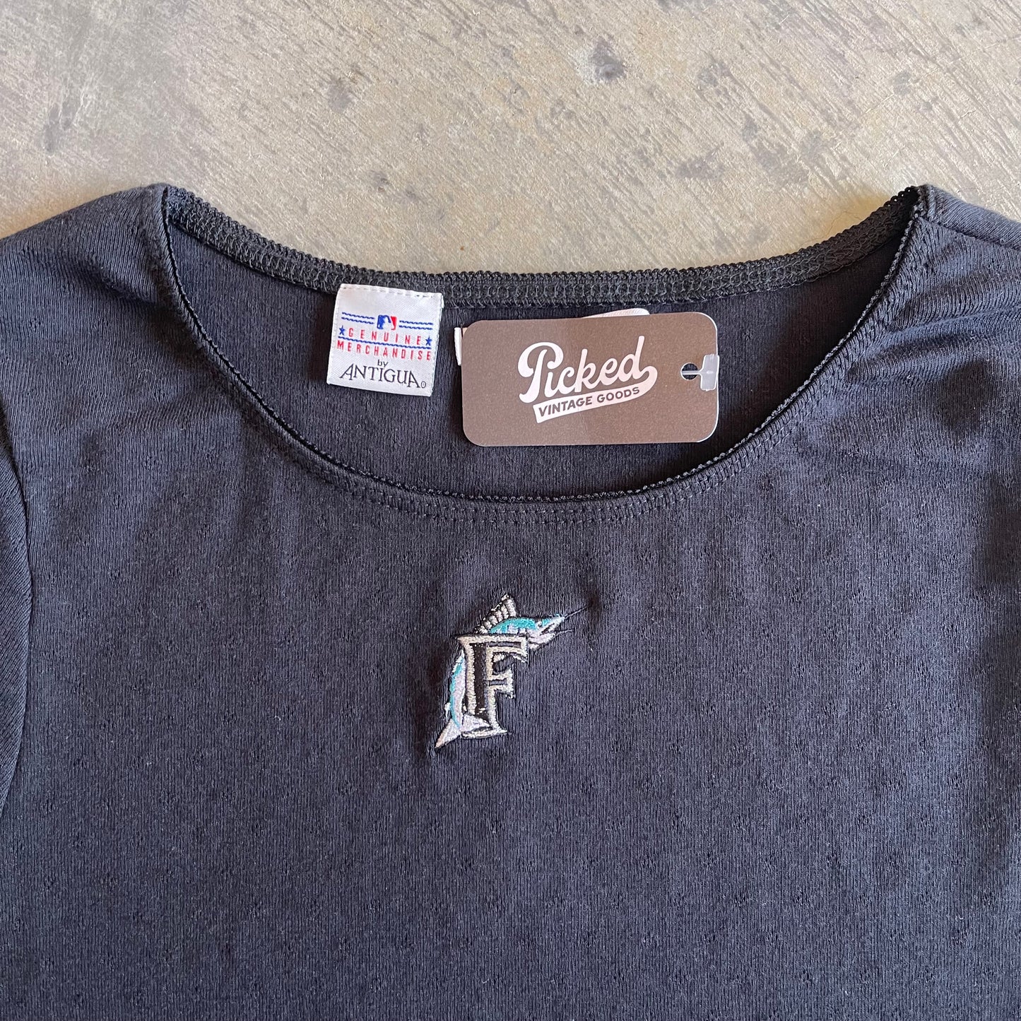 Florida Marlins Antigua Tank Top