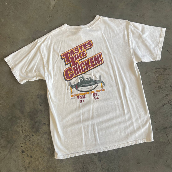 2002 FSU vs. UF Fried Gator Shirt - M