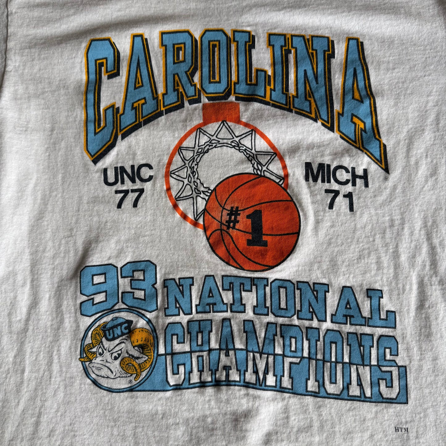 UNC VS MICH '93 National Champs Shirt