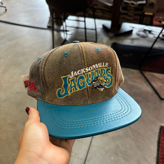 Jacksonville Jaguars Leather Brim Hat