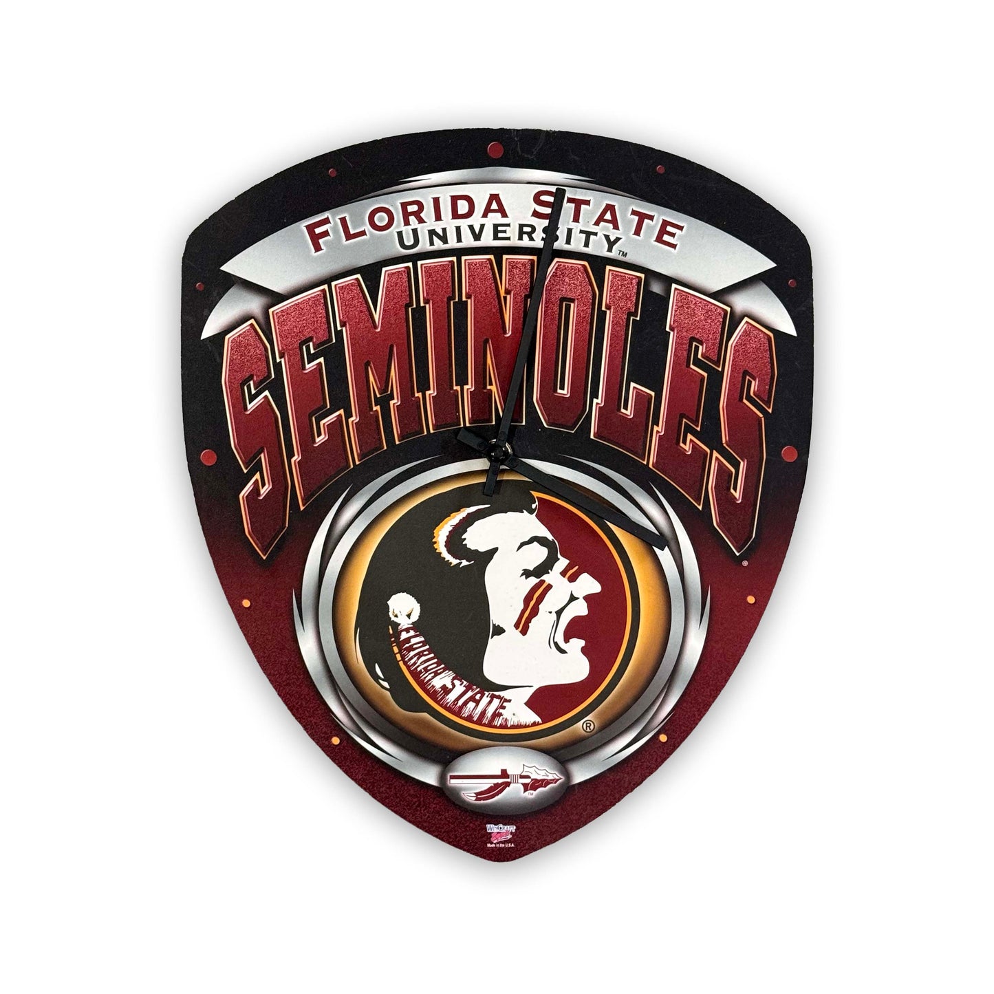 FSU Shield Clock