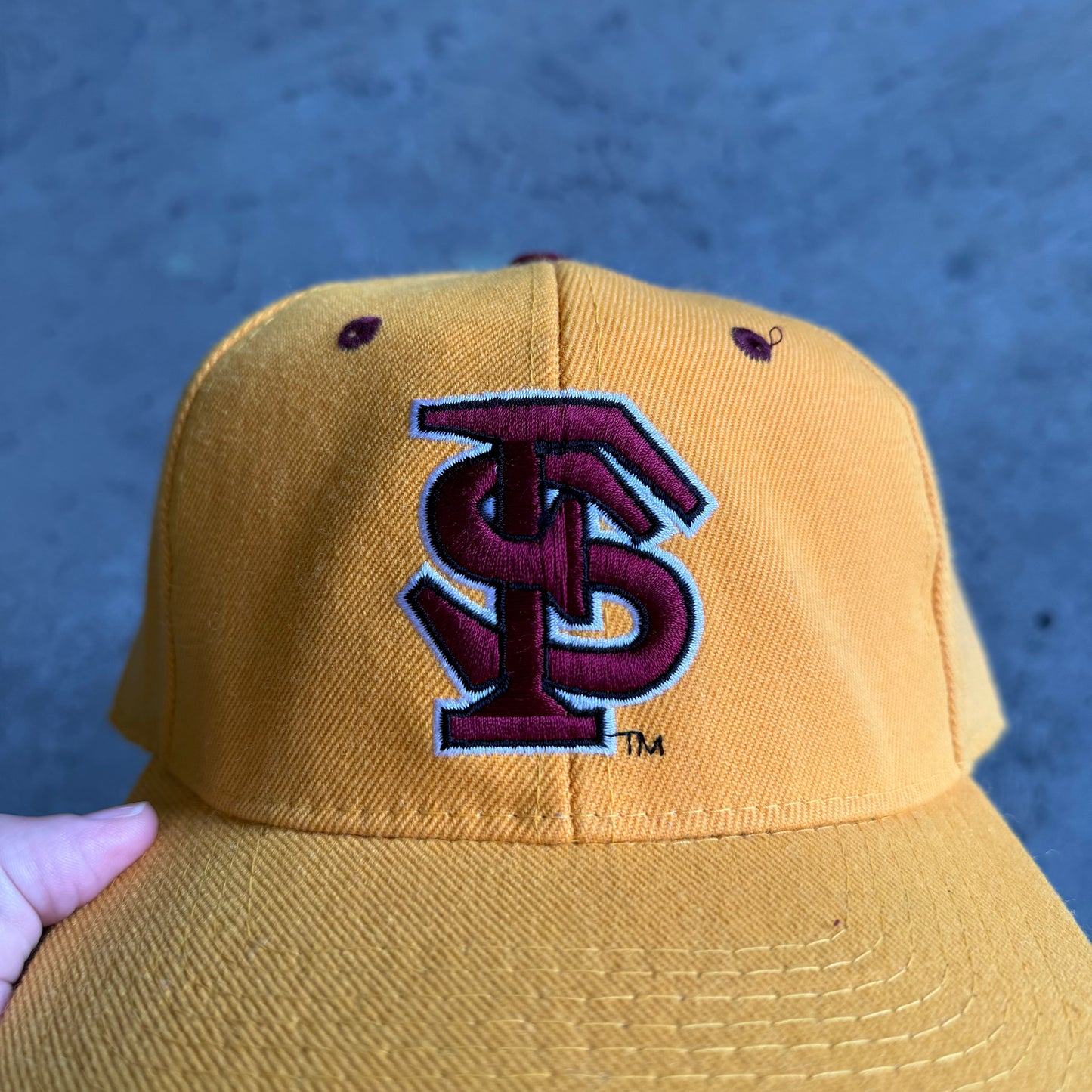 FSU Gold "FS" Fitted Hat (7 1/2)