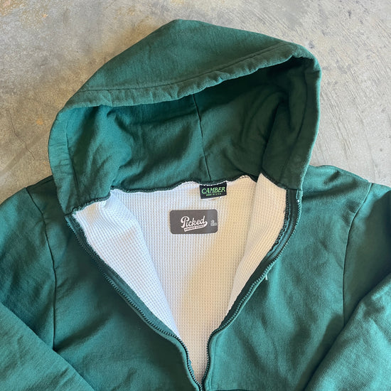 Green Camber Zip-Up Hoodie