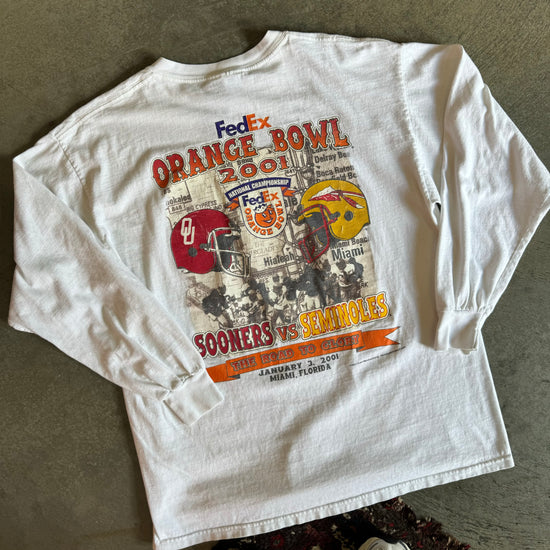 2001 Orange Bowl FSU vs. OU Long Sleeve