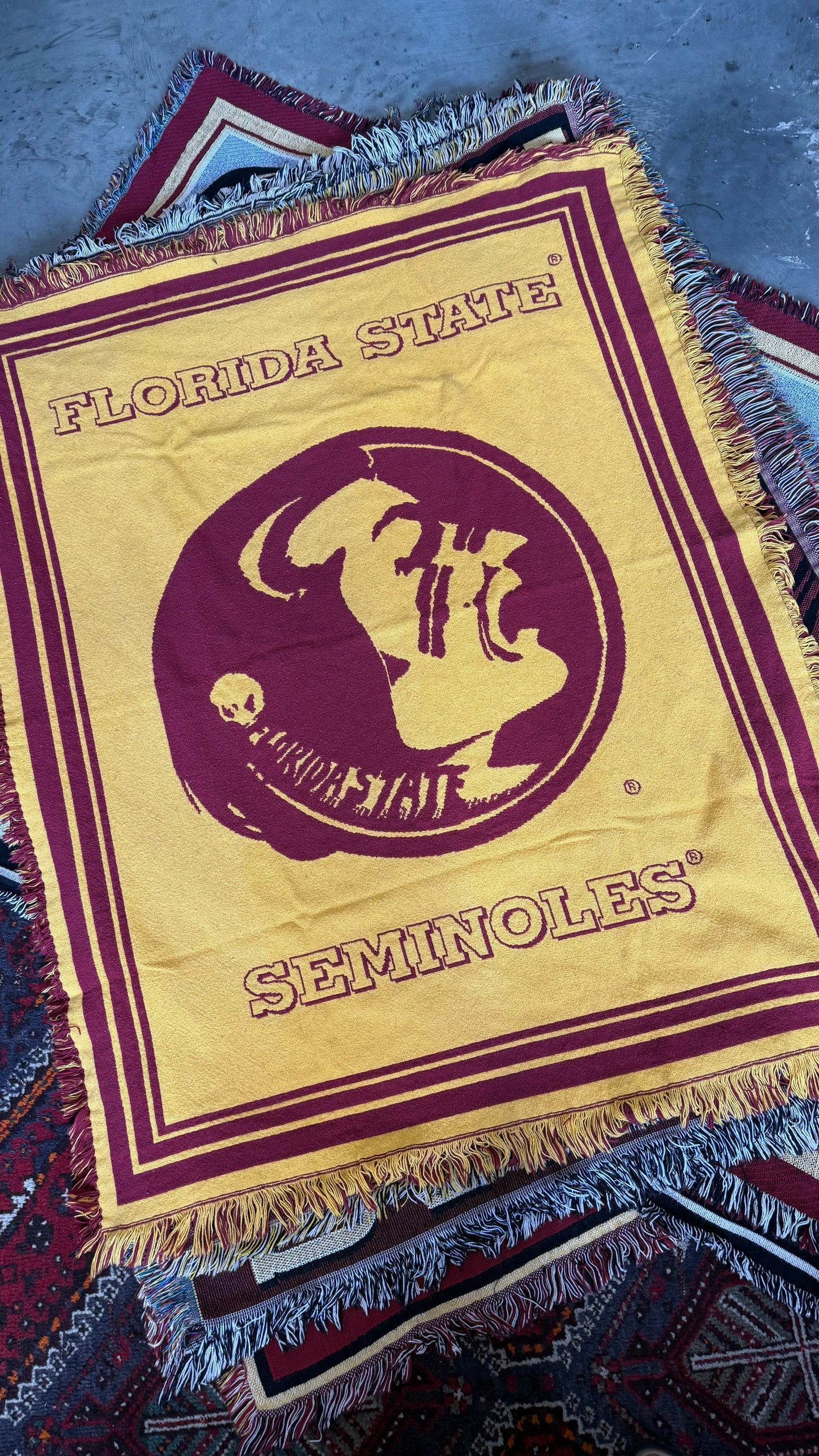 Florida State Seminoles Gold Blanket