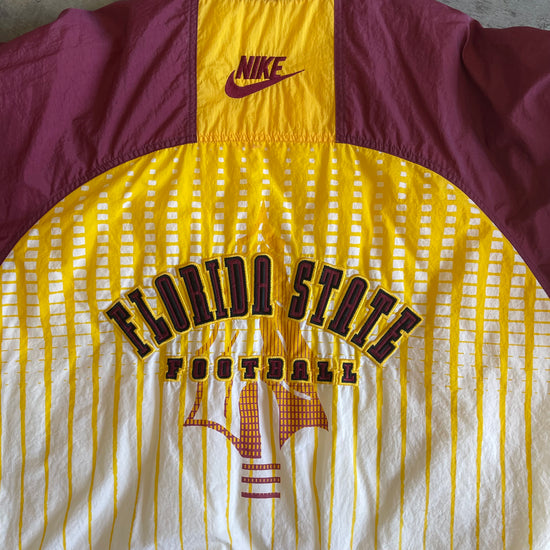 FSU White Nike Tribal Puffer Jacket