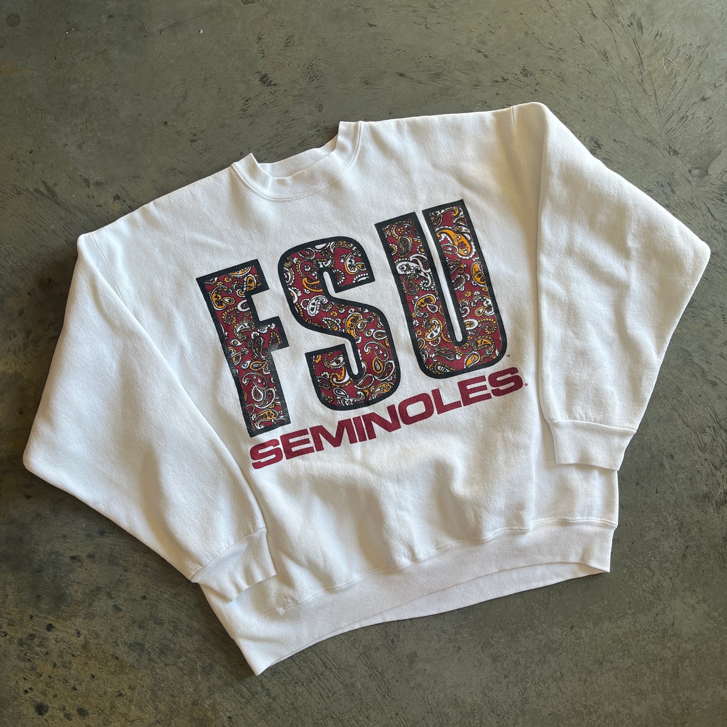 FSU Seminoles Paisley Crewneck