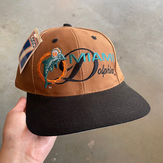 Miami Dolphins Brown Logo 7 Hat