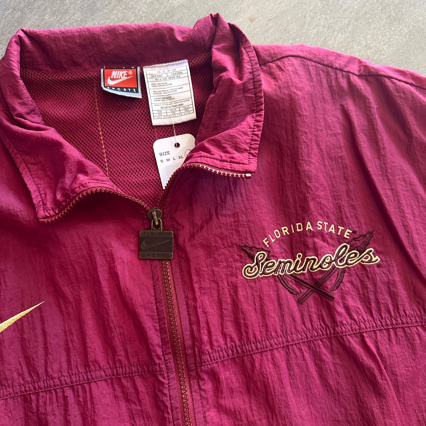 Florida State Seminoles Nike Windbreaker