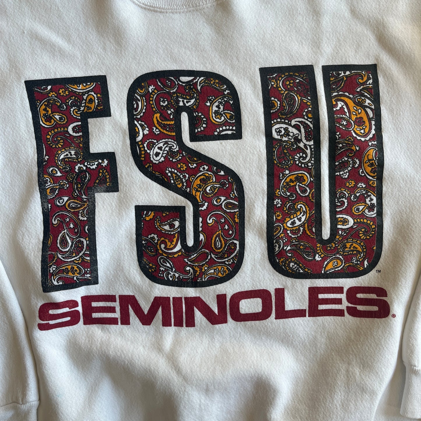 FSU Seminoles Paisley Crewneck