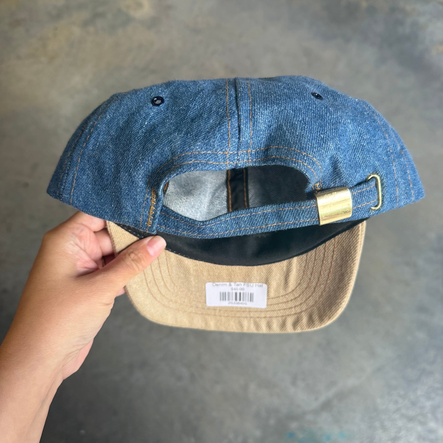 Denim & Tan FSU Hat