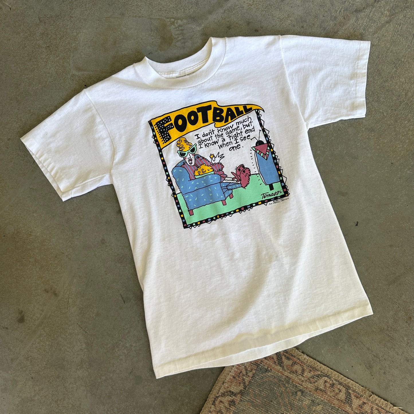 1990 Football Grandma Shirt - S