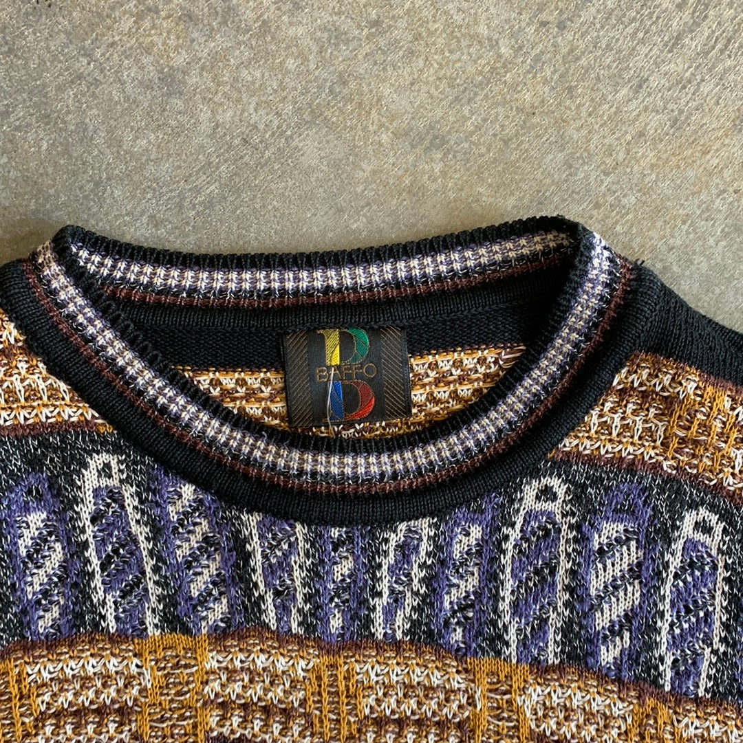 Baffo Knit Sweater - M