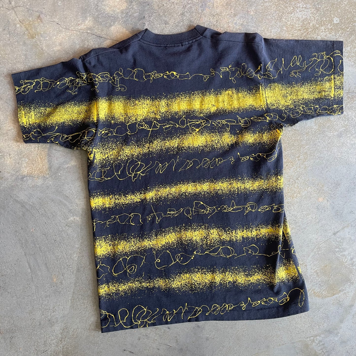 FSU Yellow Striped Paint Shirt