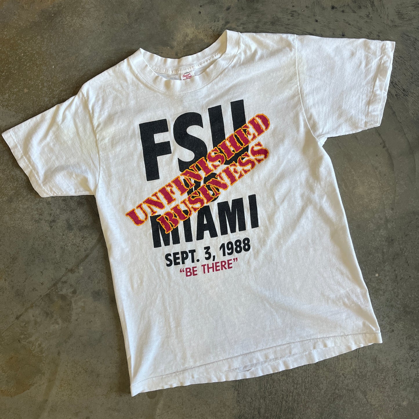 FSU vs Miami 1988 Unfinished Business Shirt