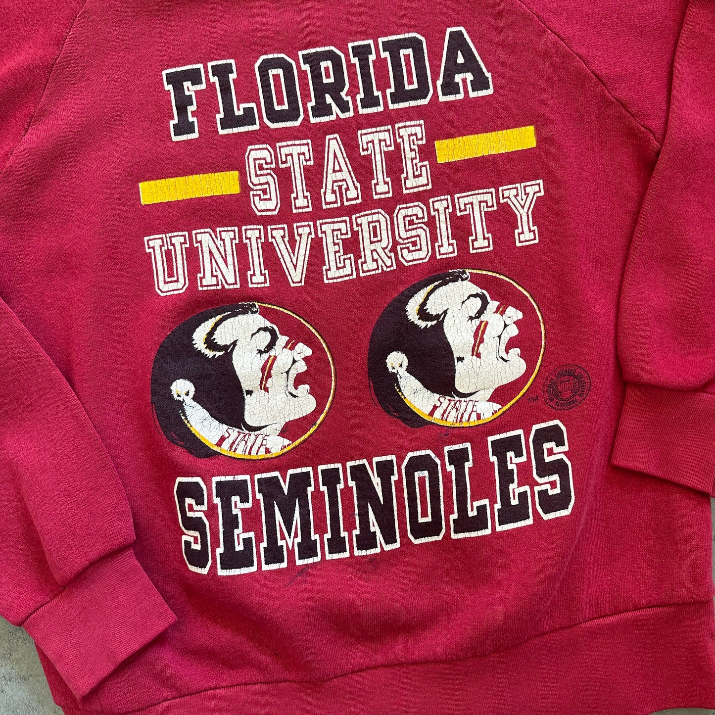 FSU Double Logo Crewneck