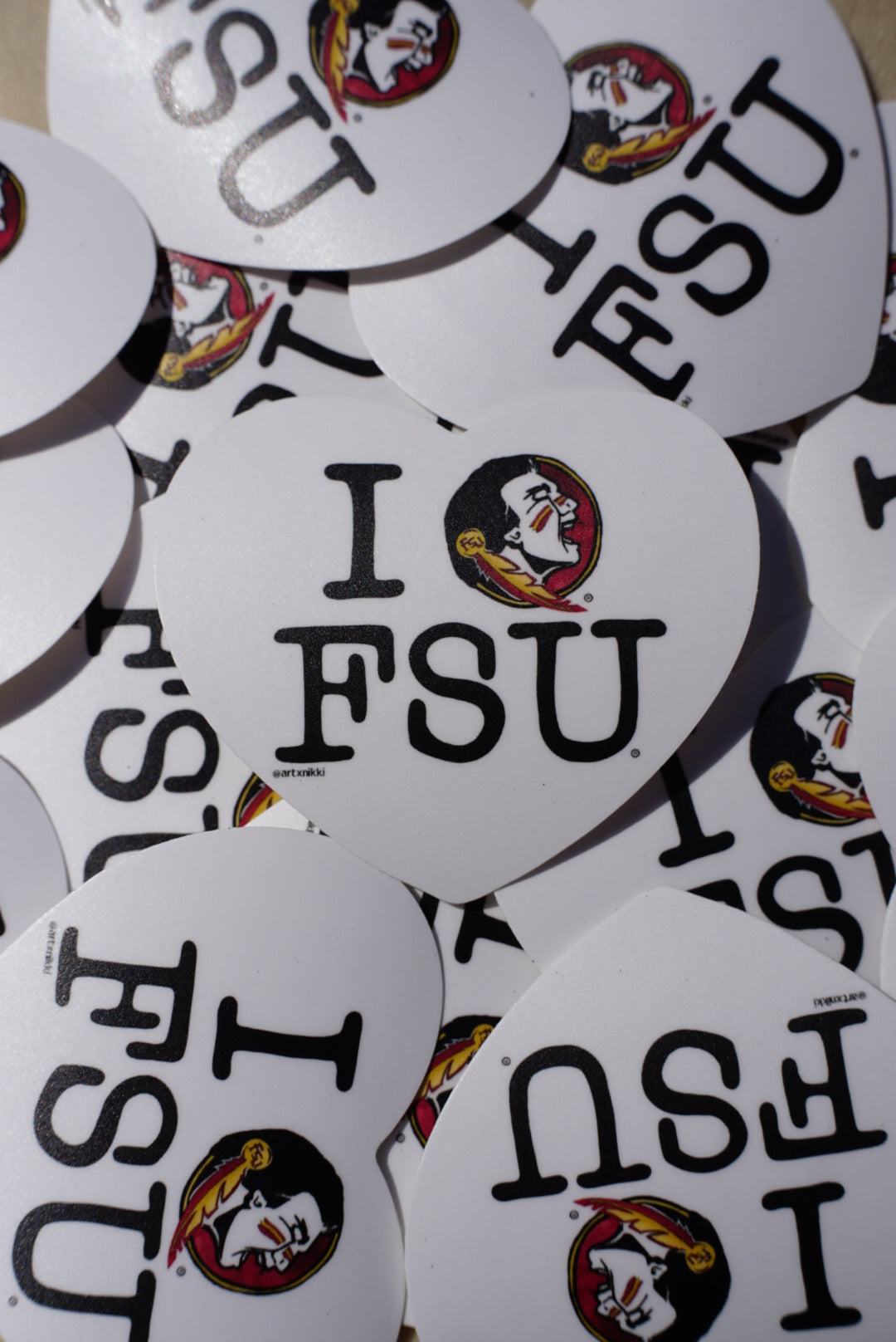 I Heart FSU Sticker (AXN)