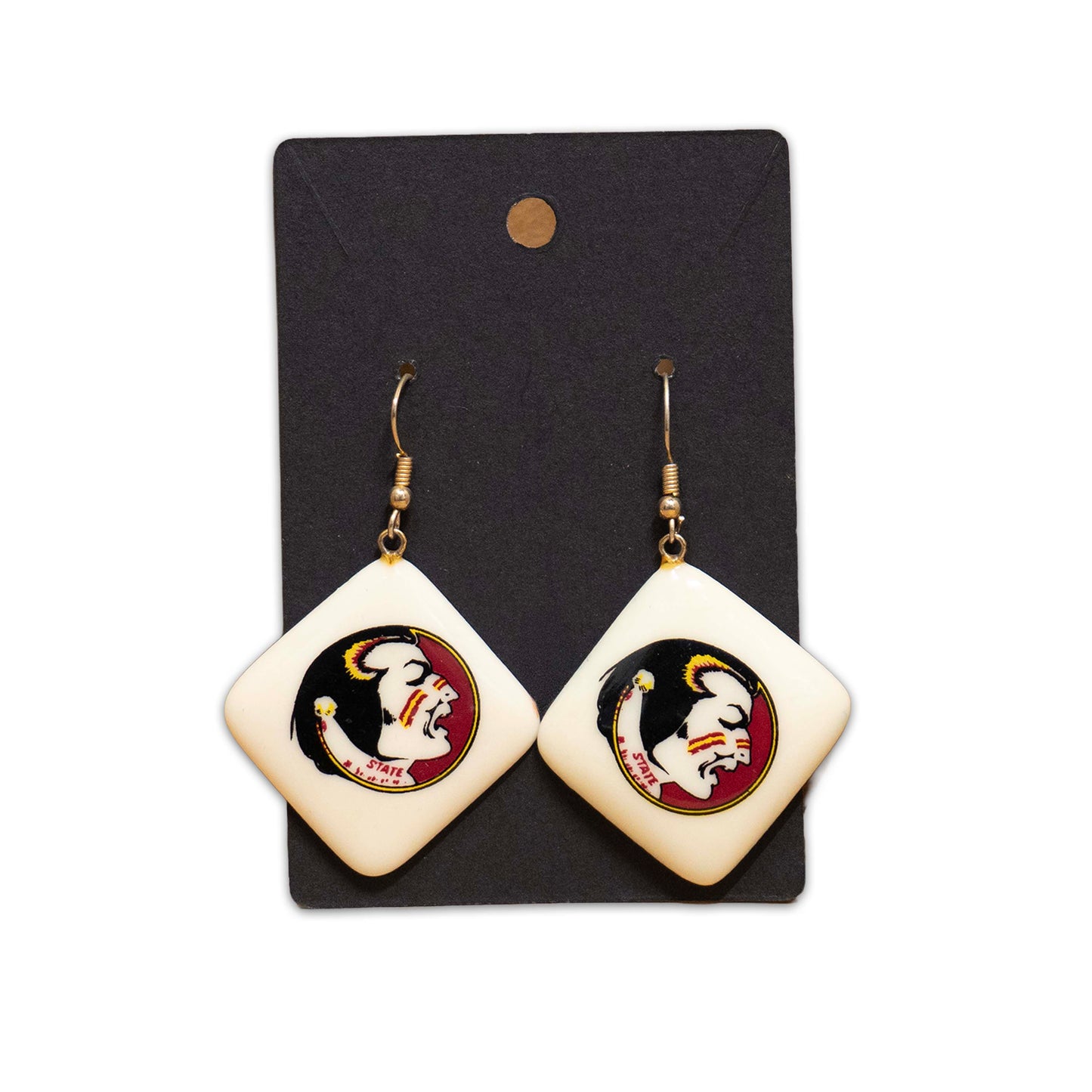 FSU Old Logo Square Earrings