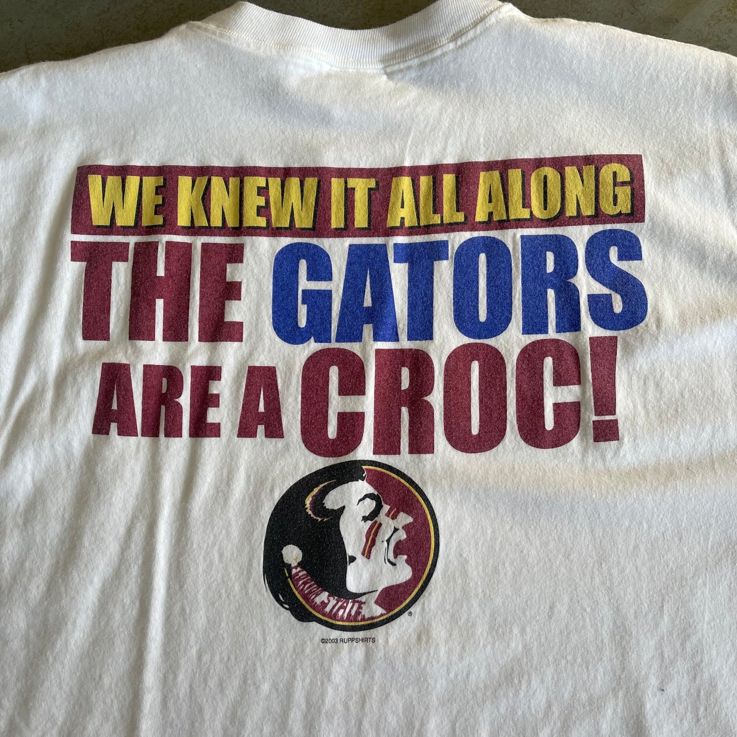 FSU The Gators are a Croc Shirt  - XL