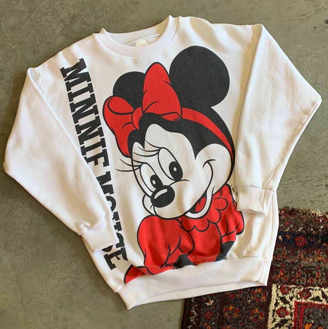 Minnie Mouse AOP Sweatshirt - L