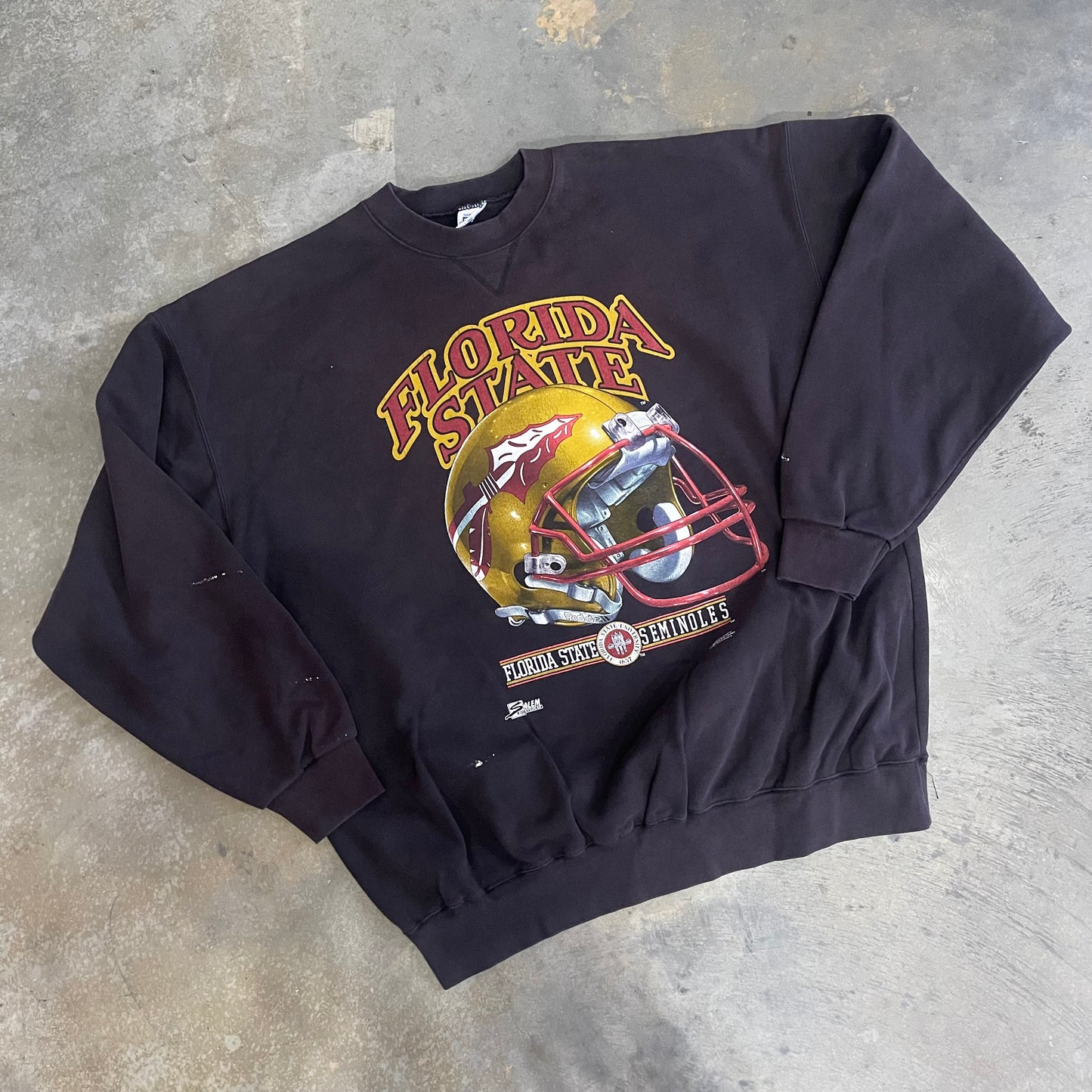 Florida State Helmet Crewneck (As-Is)