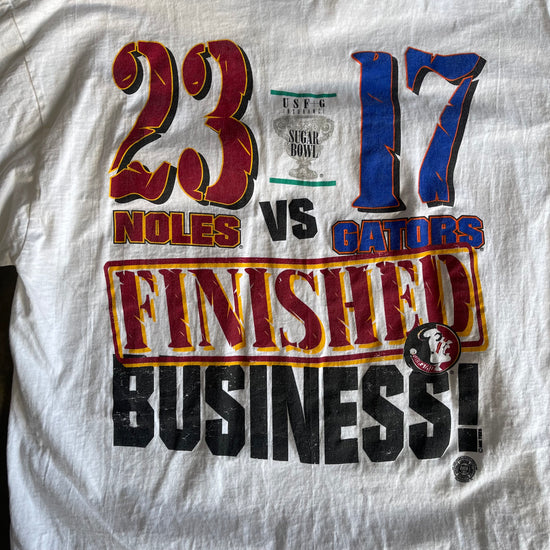 1995 FSU vs. UF Finished Business Shirt