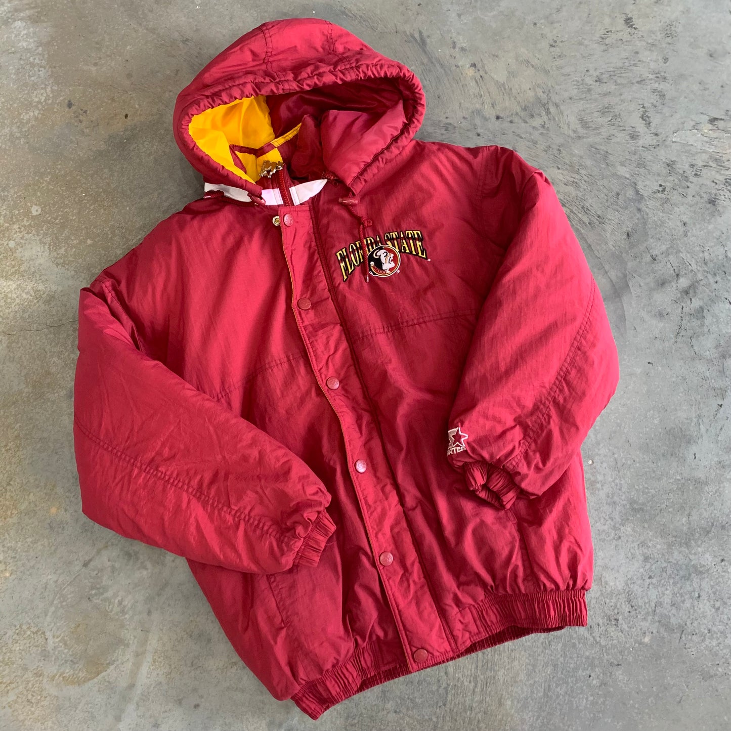 FSU Starter Puffer Jacket - M