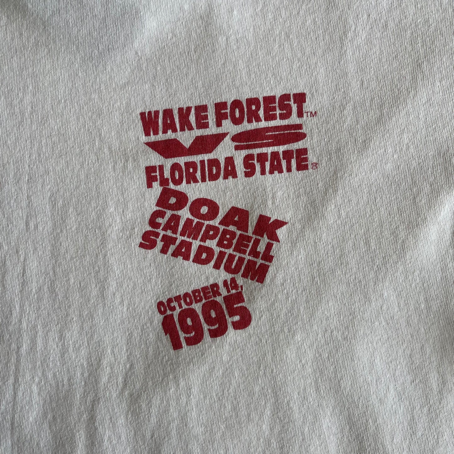 1995 FSU vs. Wake Forest Shirt