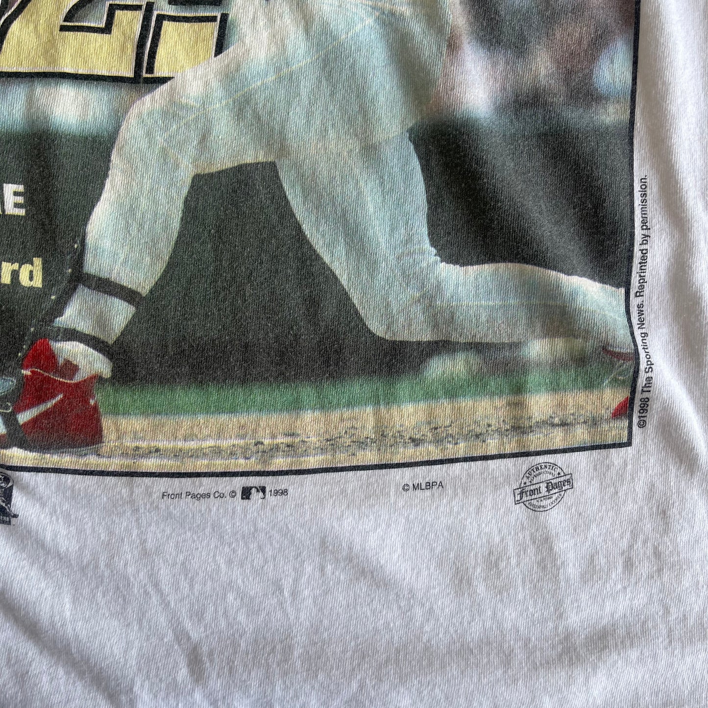 Mark McGwire 62 Home Runs Shirt