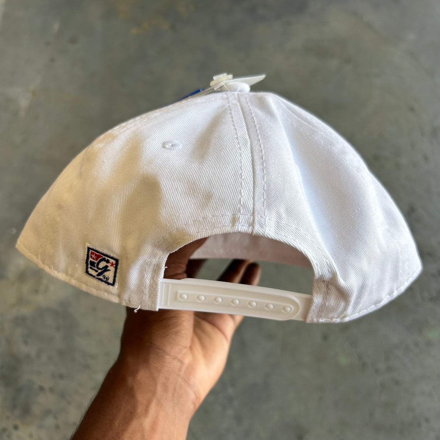 White The Game Circle Logo Hat (Modern)
