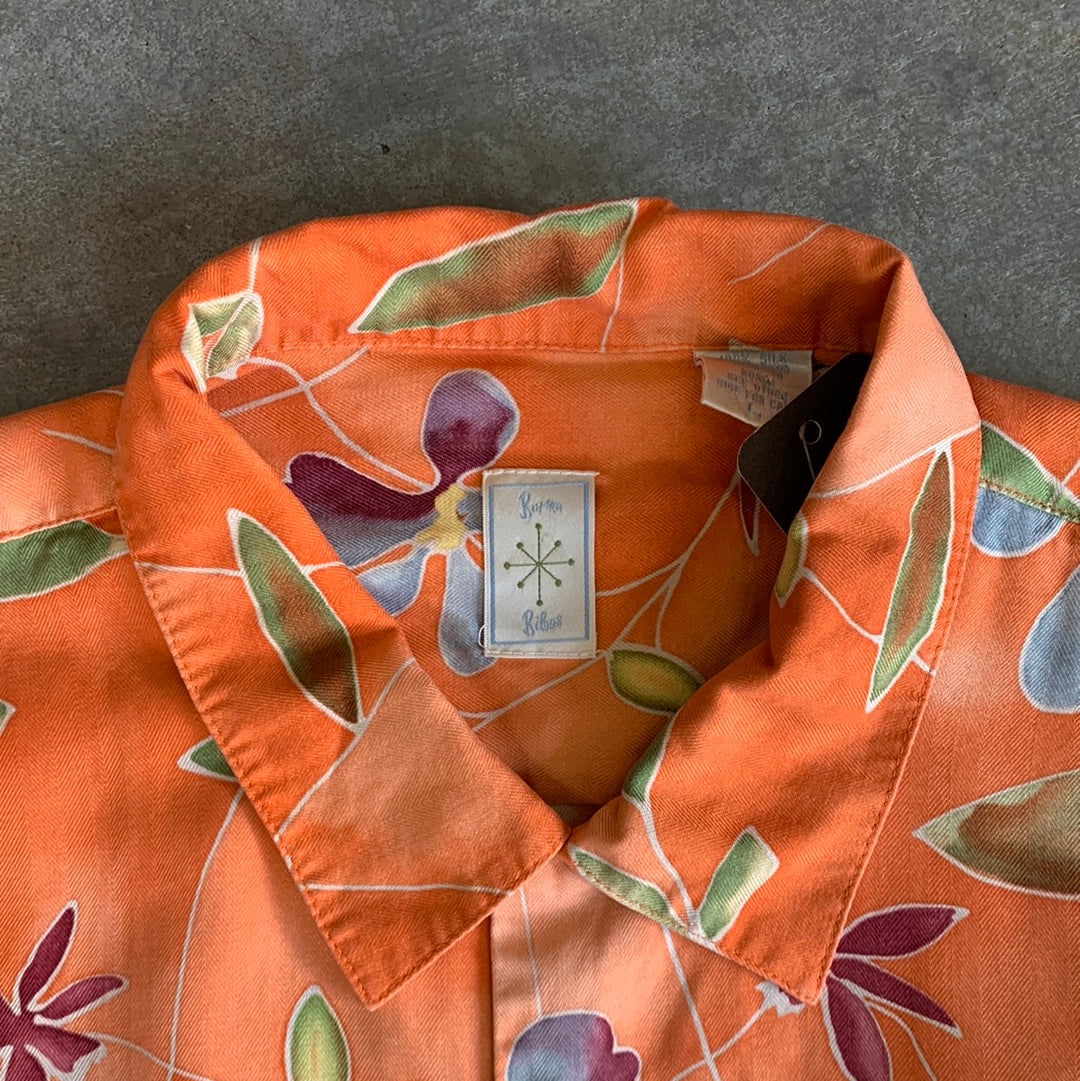 Orange Hawaiian Shirt - L