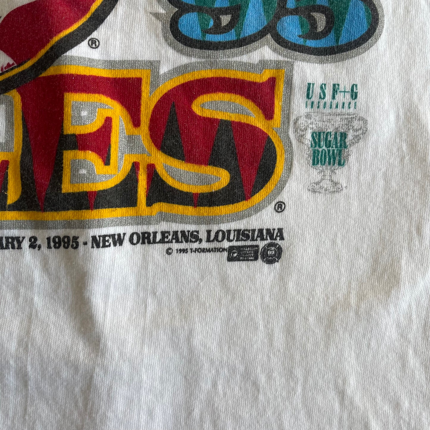 1995 Sugar Bowl Champs Shirt